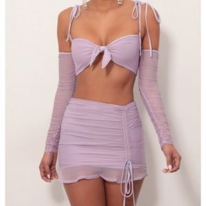 BRAND NEW Luciana Two Piece Set In Lavender
